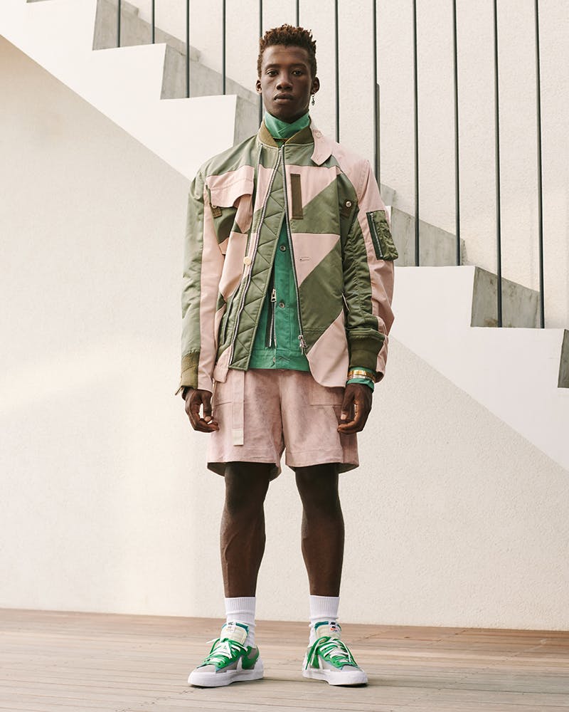 nike sacai blazer outfit